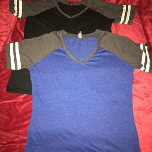 2 Baseball Shirts Sz Lrge. Both In GC